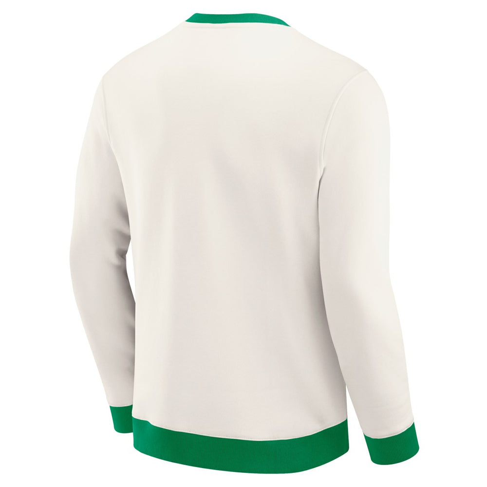New York Jets Darius Rucker Collection Colorblock Pullover Sweatshirt - Cream on sale