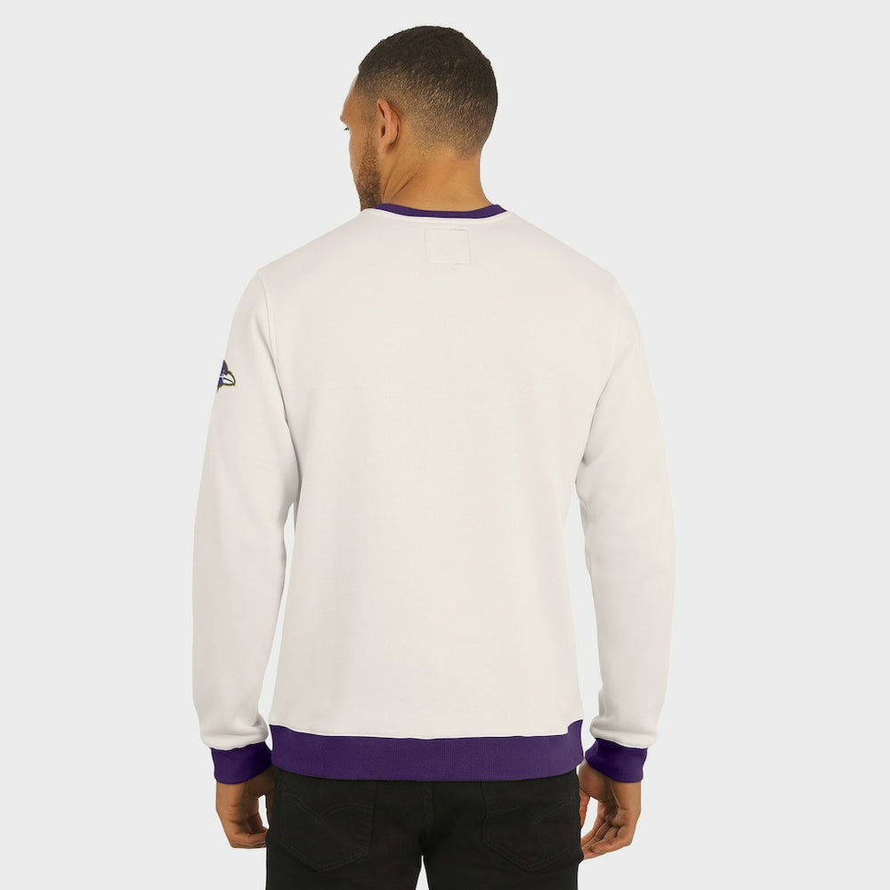 Baltimore Ravens Darius Rucker Collection Colorblock Pullover Sweatshirt - Cream outlet