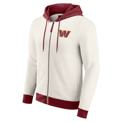 Washington Commanders Darius Rucker Collection Distressed Graphics Full-Zip Hoodie - Cream on sale