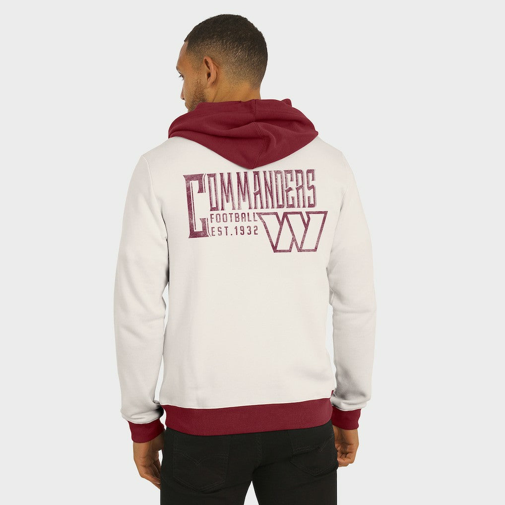 Washington Commanders Darius Rucker Collection Distressed Graphics Full-Zip Hoodie - Cream on sale