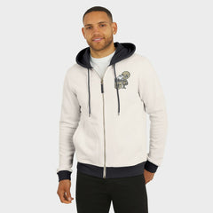 New Orleans Saints Darius Rucker Collection Distressed Graphics Full-Zip Hoodie - Cream discount