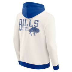 Buffalo Bills Darius Rucker Collection Distressed Graphics Full-Zip Hoodie - Cream discount