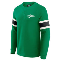 New York Jets Darius Rucker Collection Waffle-Knit Raglan Long Sleeve Henley T-Shirt - Kelly Green online