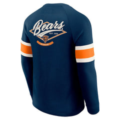 Chicago Bears Darius Rucker Collection Waffle-Knit Raglan Long Sleeve Henley T-Shirt - Navy sale