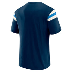 Tennessee Titans Darius Rucker Collection Football Stripe Sleeve T-Shirt - Navy sale