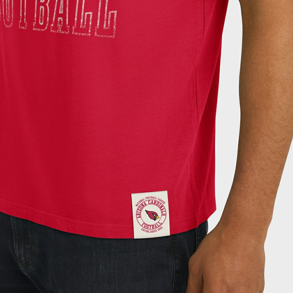 Arizona Cardinals Darius Rucker Collection Football Stripe Sleeve T-Shirt - Cardinal for sale