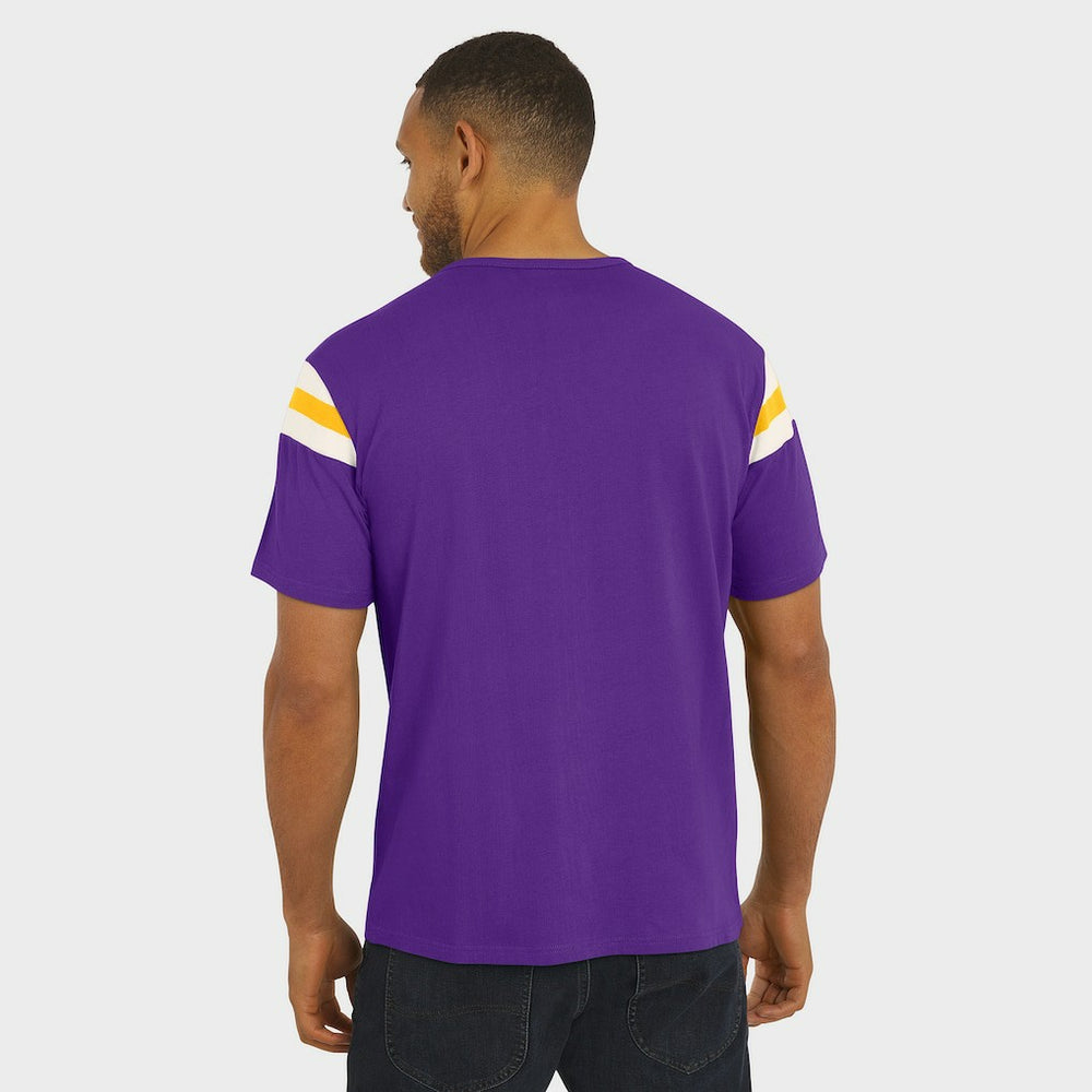 Minnesota Vikings Darius Rucker Collection Football Stripe Sleeve T-Shirt - Purple sale