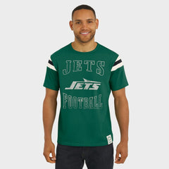 New York Jets Darius Rucker Collection Football Stripe Sleeve T-Shirt - Green online