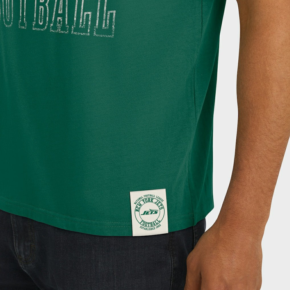New York Jets Darius Rucker Collection Football Stripe Sleeve T-Shirt - Green online