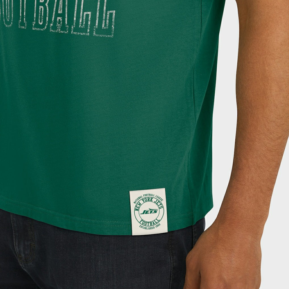 New York Jets Darius Rucker Collection Football Stripe Sleeve T-Shirt - Green online