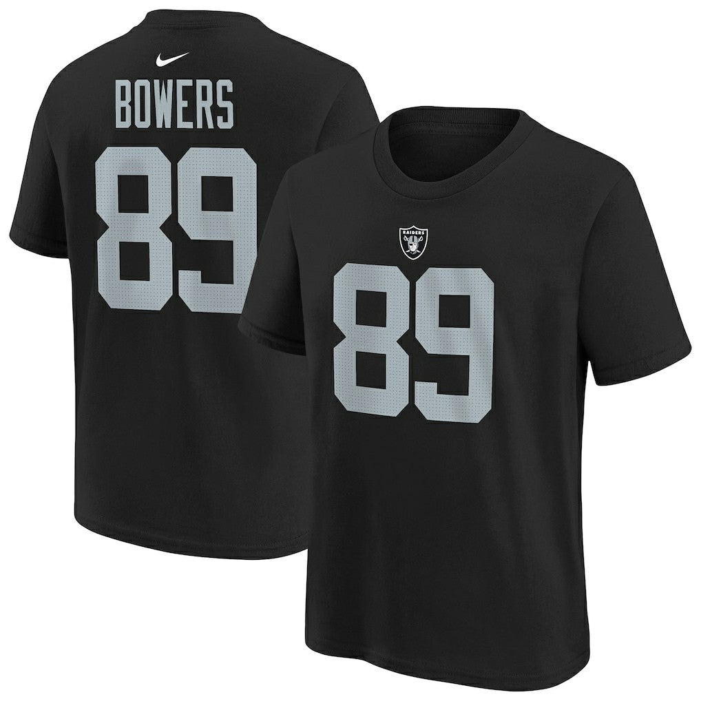 Brock Bowers Las Vegas Raiders Youth Player Name & Number T-Shirt - Black outlet