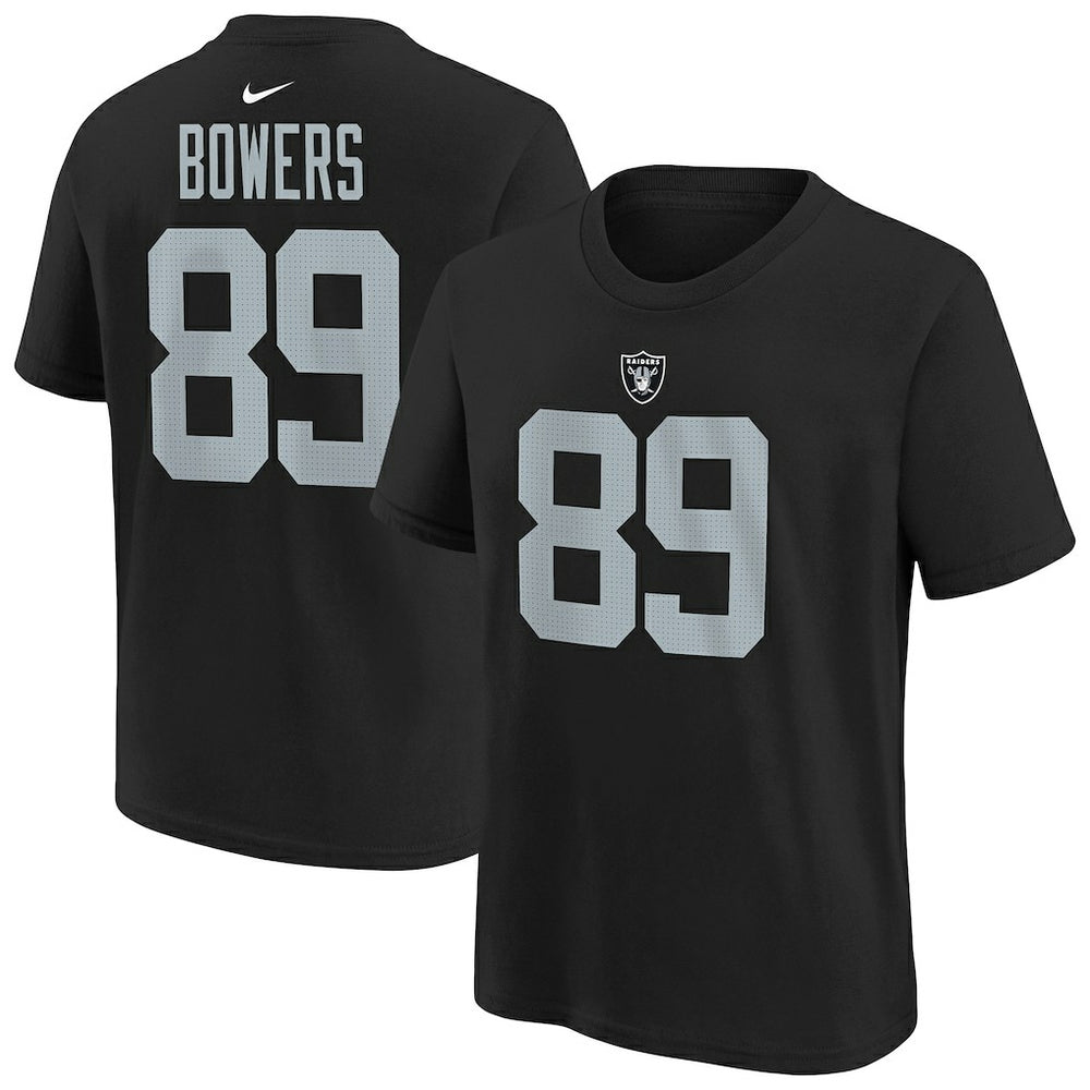 Brock Bowers Las Vegas Raiders Youth Player Name & Number T-Shirt - Black outlet