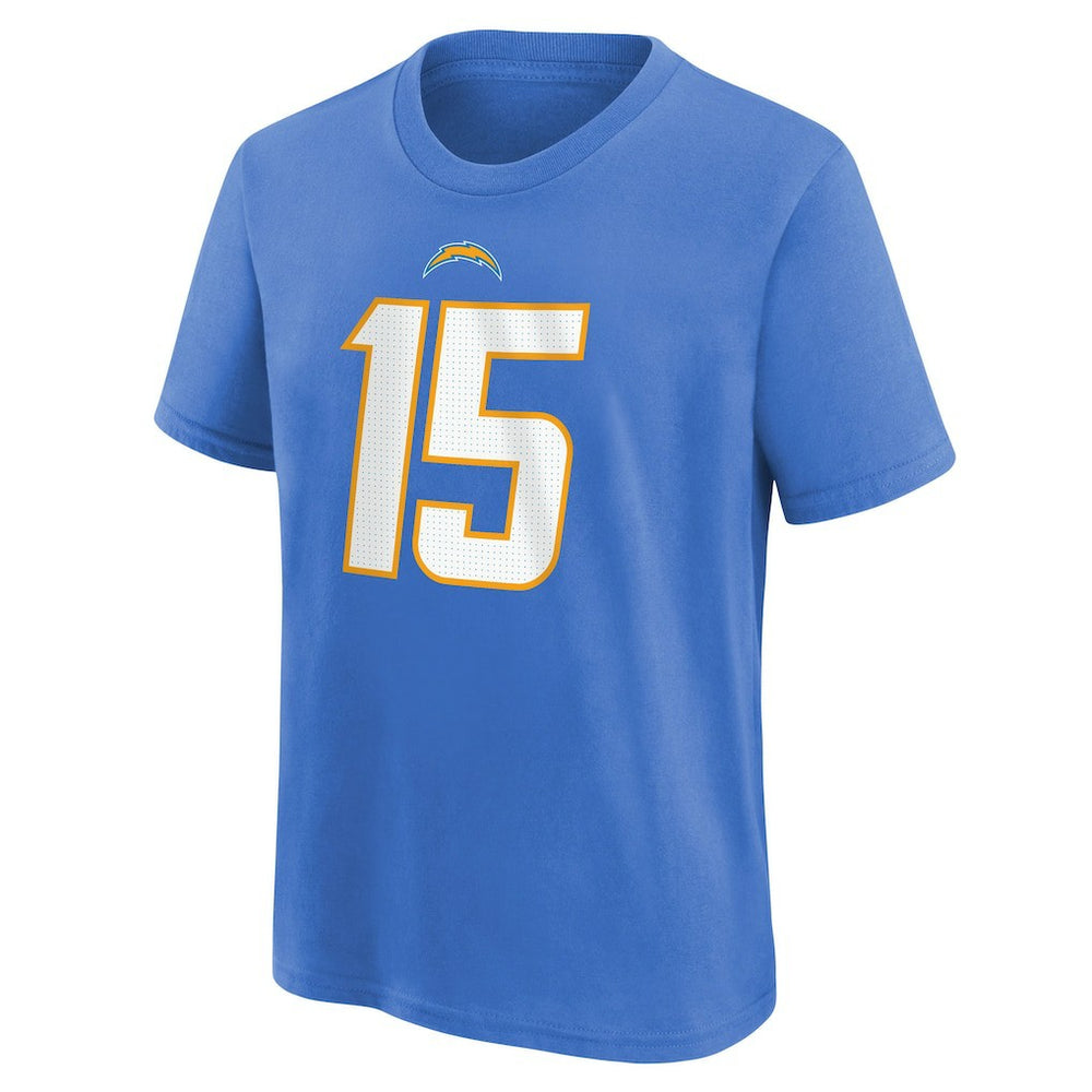 Ladd McConkey Los Angeles Chargers Youth Player Name & Number T-Shirt - Powder Blue on sale