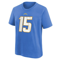 Ladd McConkey Los Angeles Chargers Youth Player Name & Number T-Shirt - Powder Blue on sale