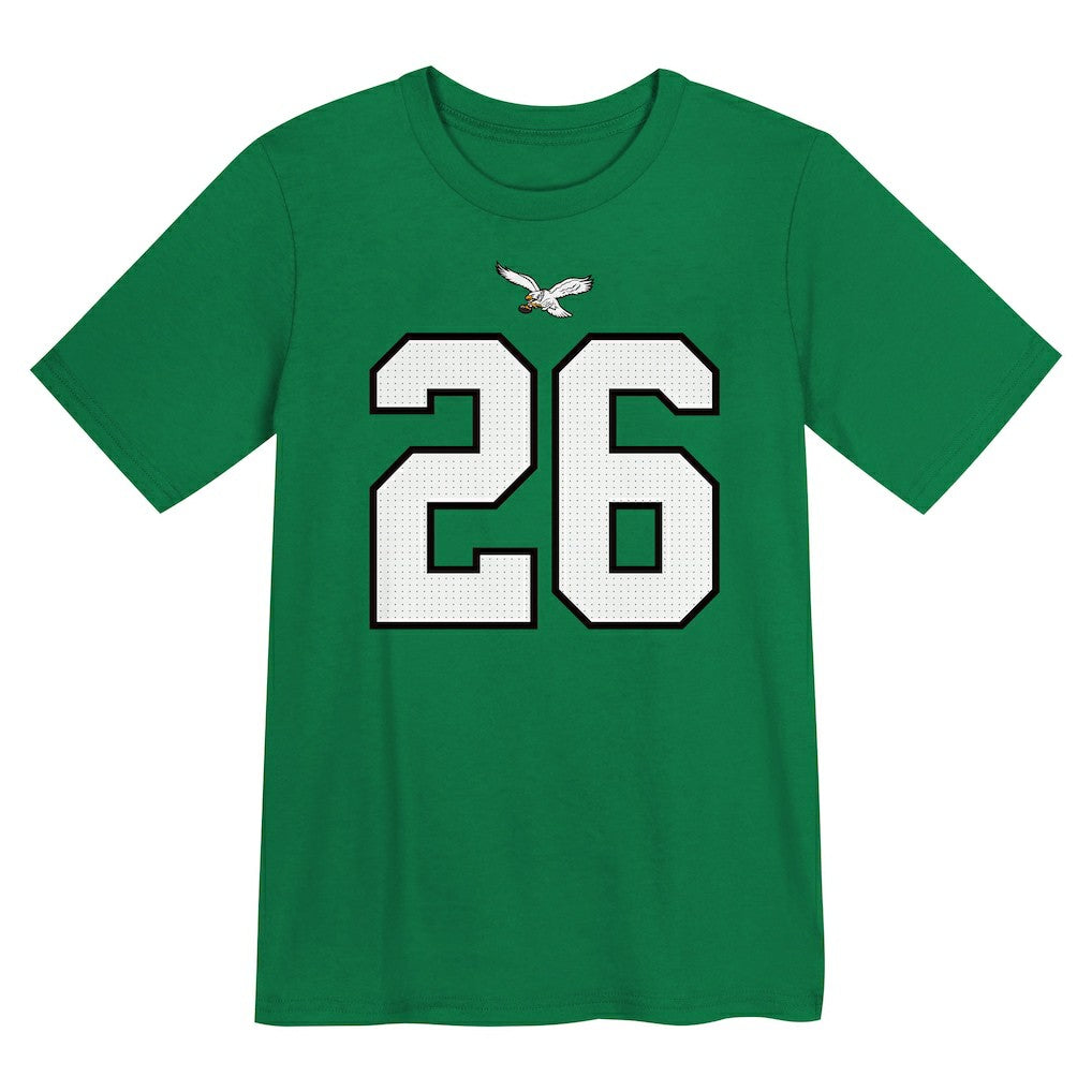 Saquon Barkley Philadelphia Eagles Preschool Player Name & Number T-Shirt - Kelly Green cheap