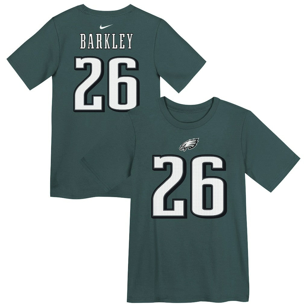 Saquon Barkley Philadelphia Eagles Preschool Player Name & Number T-Shirt - Midnight Green cheap
