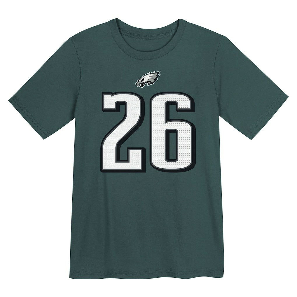 Saquon Barkley Philadelphia Eagles Preschool Player Name & Number T-Shirt - Midnight Green cheap