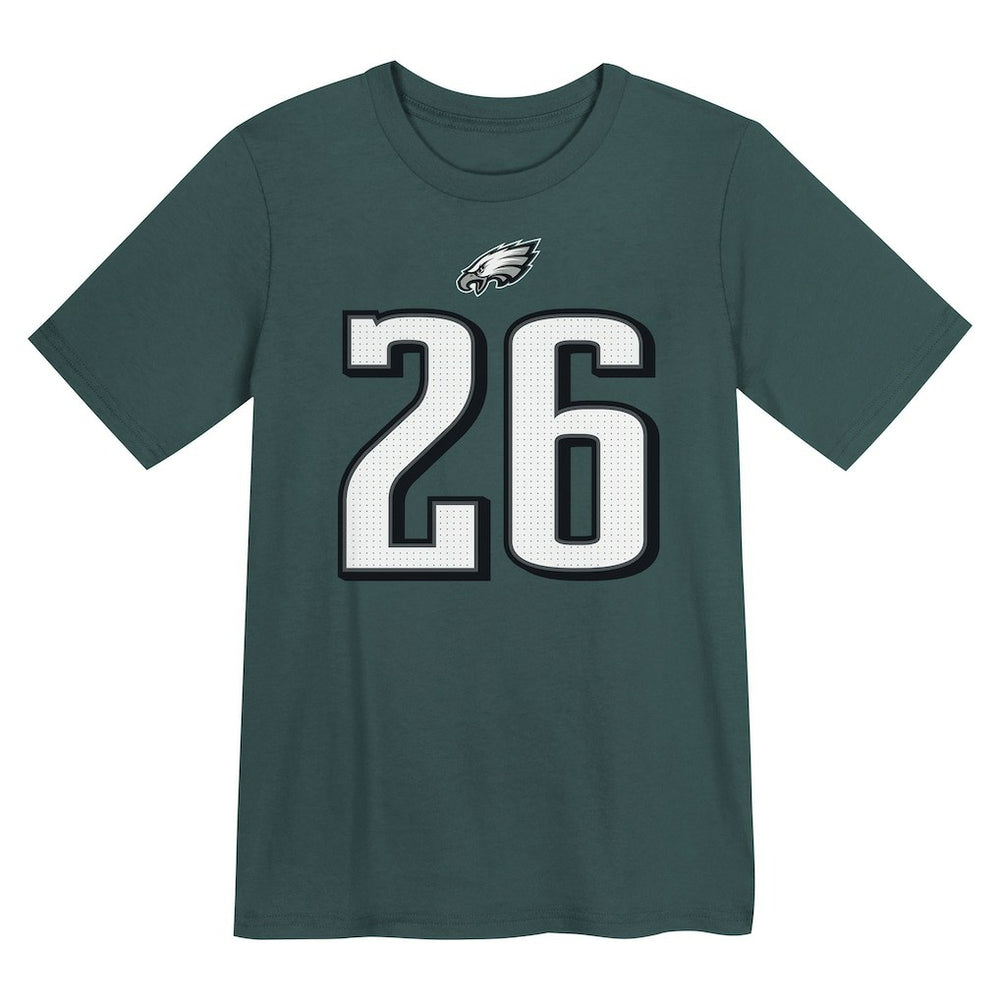 Saquon Barkley Philadelphia Eagles Preschool Player Name & Number T-Shirt - Midnight Green cheap