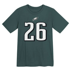 Saquon Barkley Philadelphia Eagles Preschool Player Name & Number T-Shirt - Midnight Green cheap