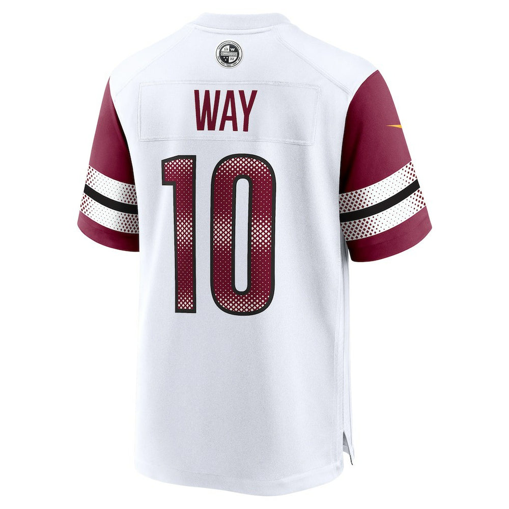 Tress Way Washington Commanders Game Jersey - White for sale