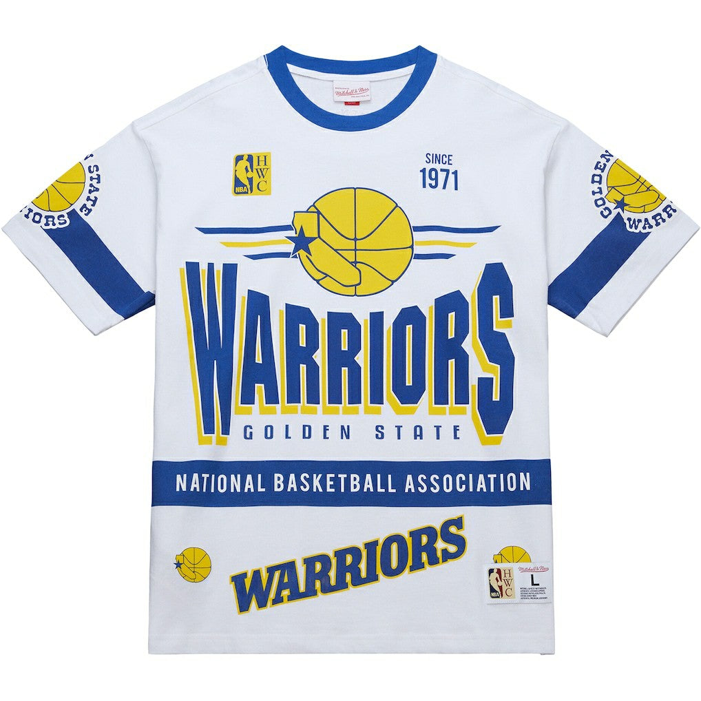 Golden State Warriors Unisex Hardwood Classics Vintage Team Origins Premium T-Shirt sale - White online