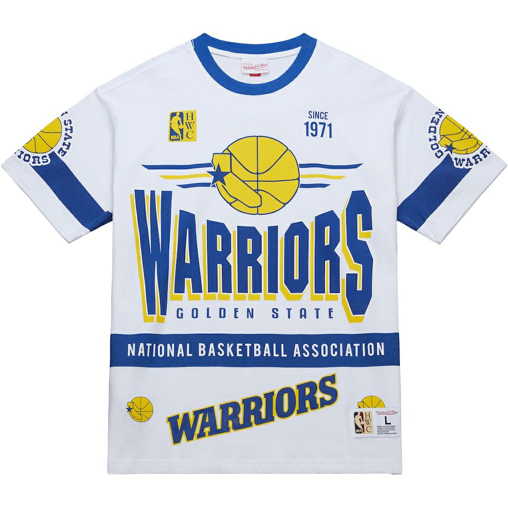 Golden State Warriors Unisex Hardwood Classics Vintage Team Origins Premium T-Shirt sale - White online