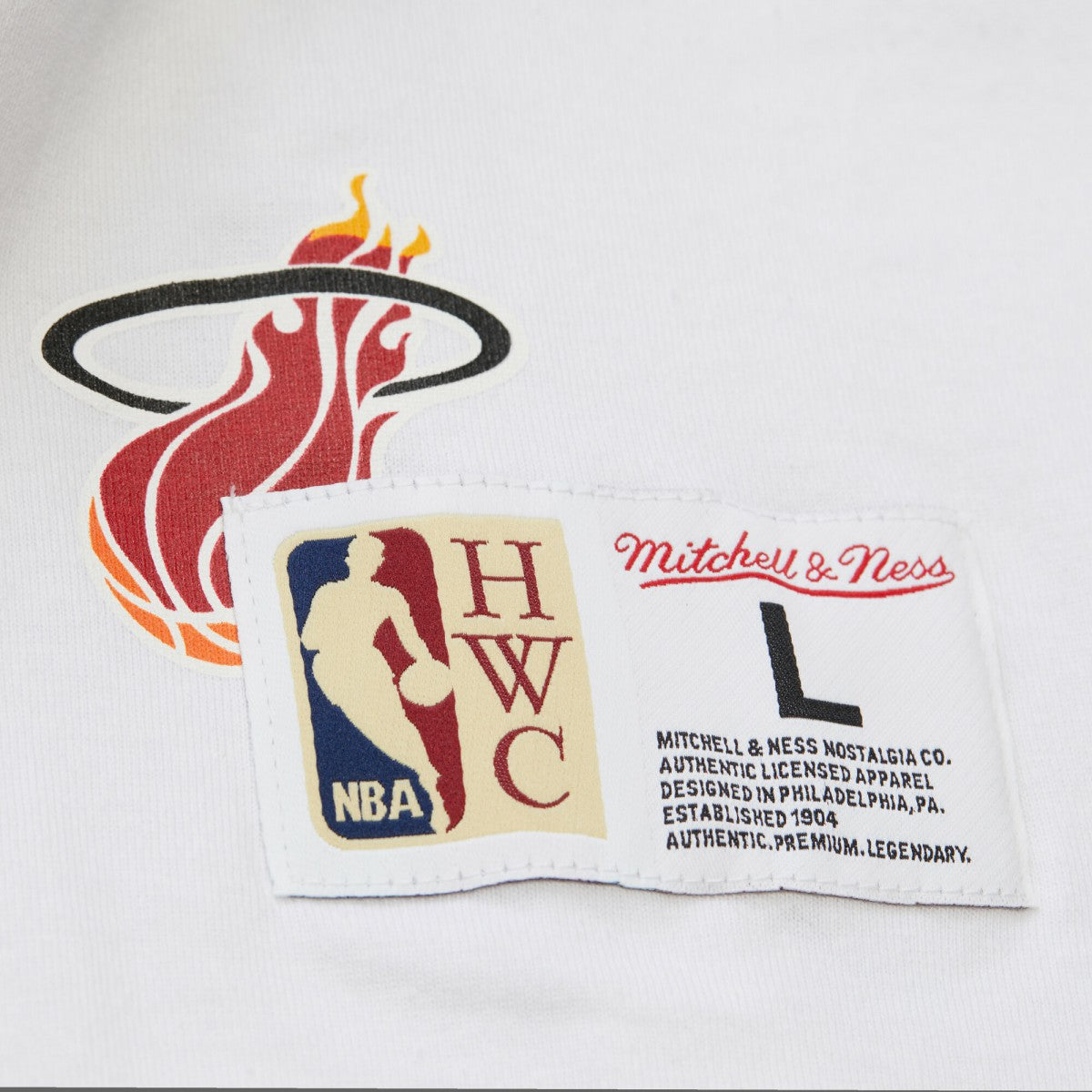 Miami Heat Unisex Hardwood Classics Vintage Team Origins Premium T-Shirt - White discount