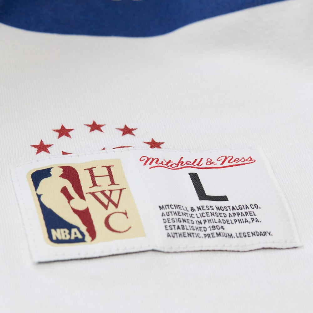 Philadelphia 76ers Unisex Hardwood Classics Vintage Team Origins Premium T-Shirt - White sale