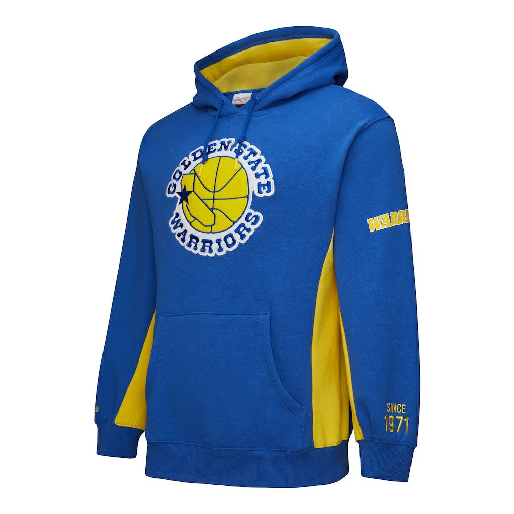 Golden State Warriors Hardwood Classics Team Origins Fleece Pullover Hoodie sale - Royal discount