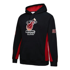 Miami Heat Hardwood Classics Team Origins Fleece Pullover Hoodie - Black discount