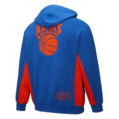 New York Knicks Hardwood Classics Team Origins Fleece Pullover Hoodie - Blue for sale