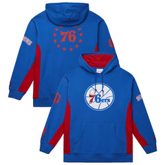 Philadelphia 76ers Hardwood Classics Team Origins Fleece Pullover Hoodie - Royal online