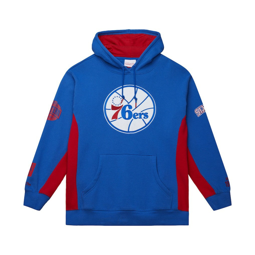 Philadelphia 76ers Hardwood Classics Team Origins Fleece Pullover Hoodie - Royal online
