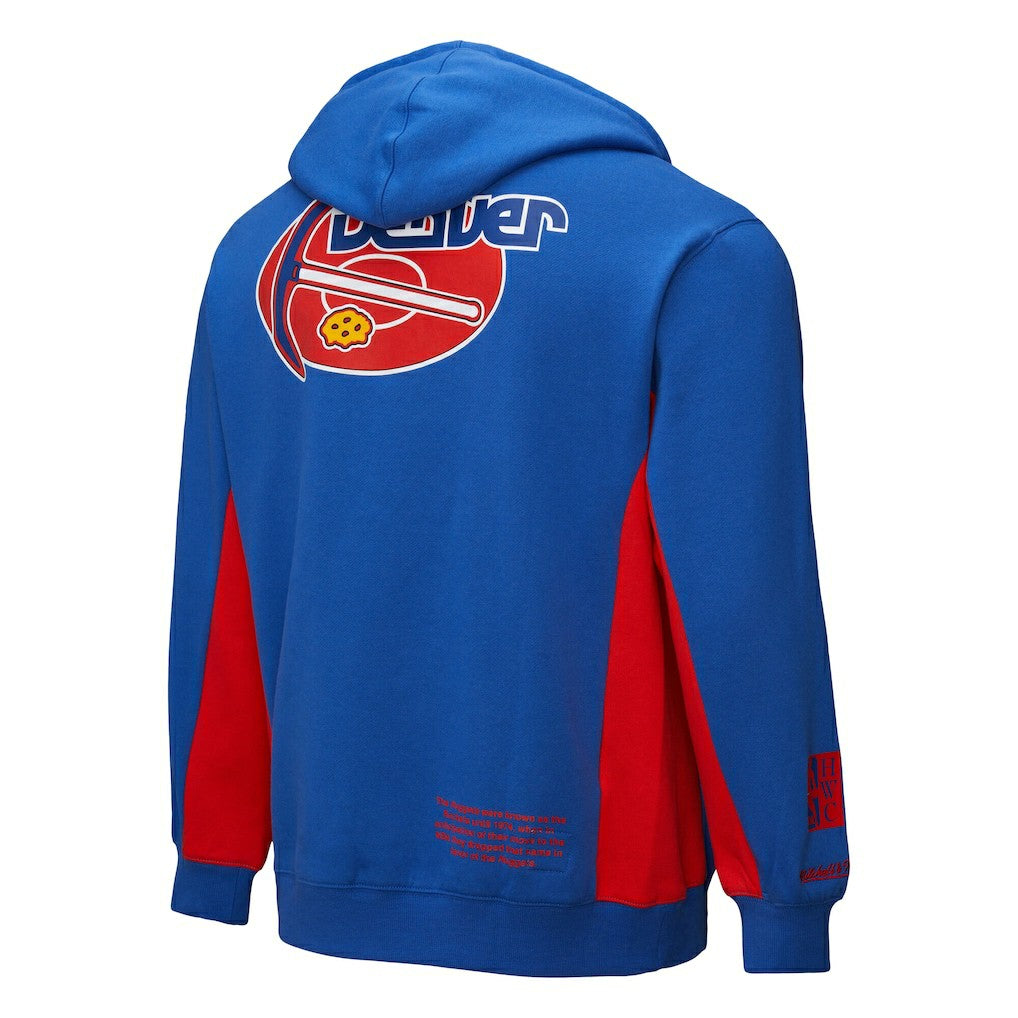 Denver Nuggets Hardwood Classics Team Origins Fleece Pullover Hoodie sale - Royal discount