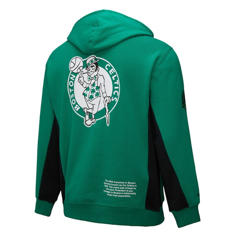Boston Celtics Hardwood Classics Team Origins Fleece Pullover Hoodie - Kelly Green outlet