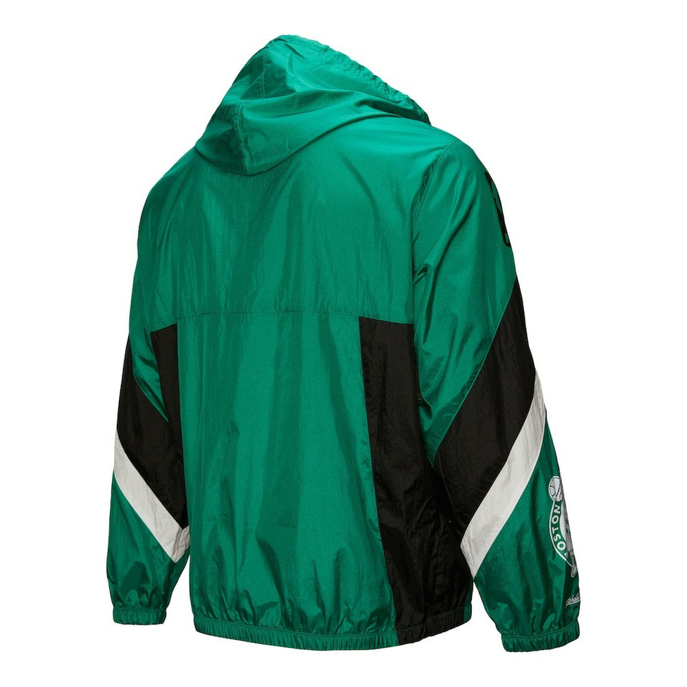 Boston Celtics Hardwood Classics Team Origins Anorak Quarter-Zip Windbreaker Jacket - Kelly Green discount