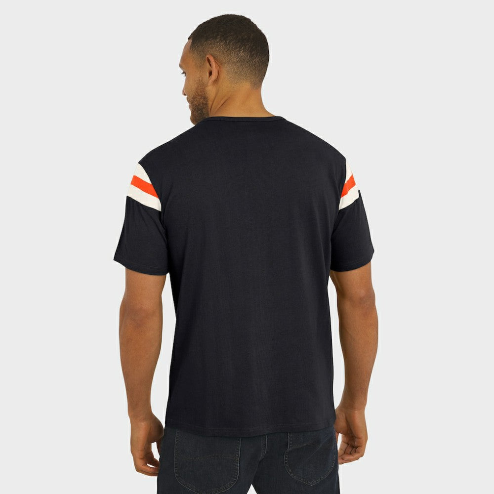 San Francisco Giants Darius Rucker Collection Distressed Sleeve Stripe T-Shirt Black