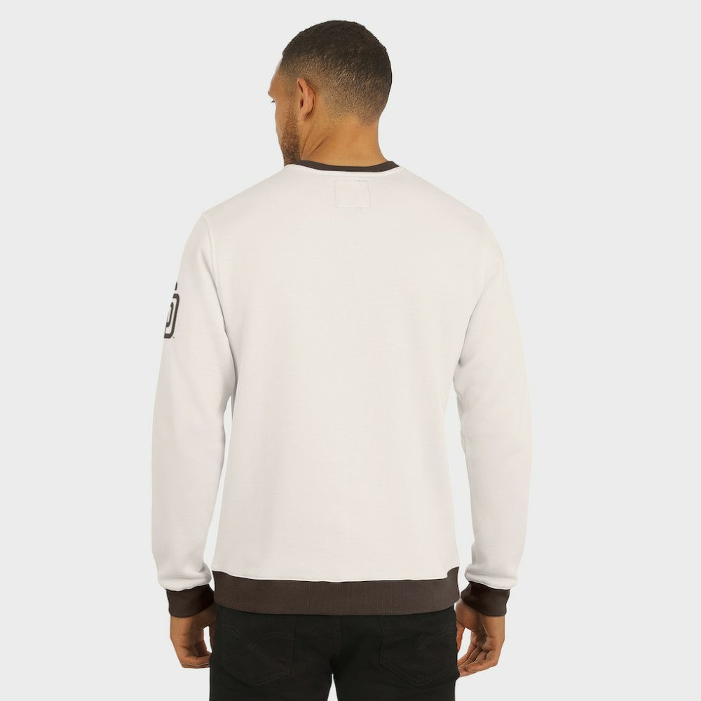 San Diego Padres Darius Rucker Collection Colorblock Crewneck Sweatshirt Cream