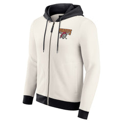 Pittsburgh Pirates Darius Rucker Collection Men's Polar Fleece Full-Zip Hoodie Cream