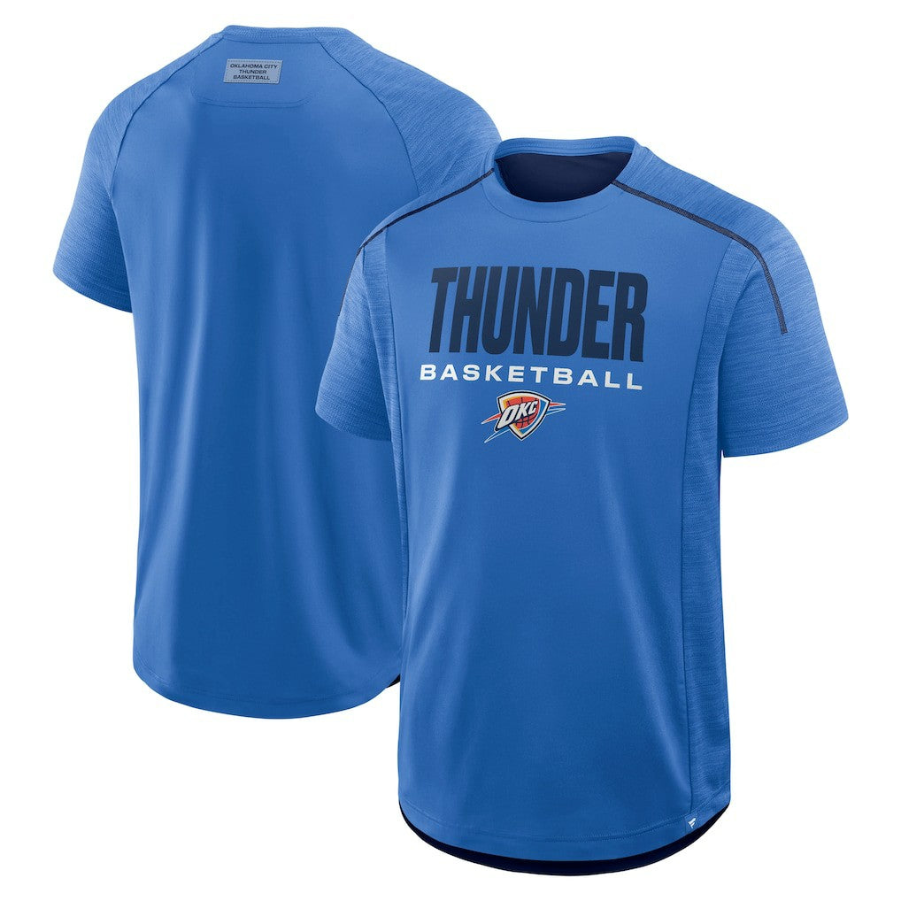 Oklahoma City Thunder Inbound Pass Play Practice T-Shirt - Blue online
