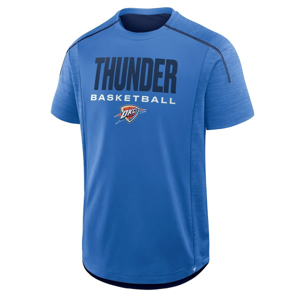 Oklahoma City Thunder Inbound Pass Play Practice T-Shirt - Blue online