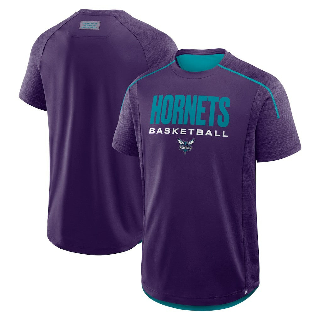 Charlotte Hornets Inbound Pass Play Practice T-Shirt - Purple for sale