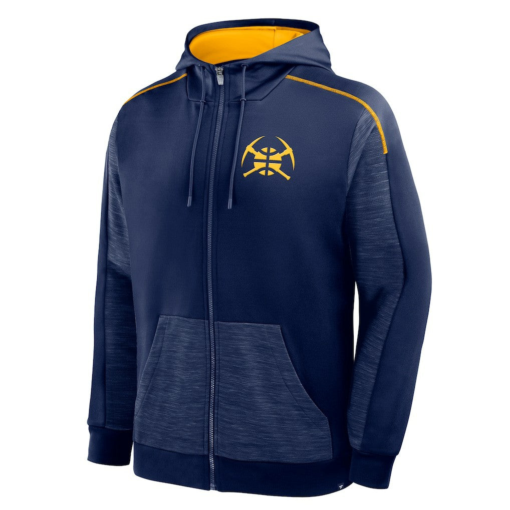 Denver Nuggets Back Door Cut Play Defender Full-Zip Hoodie sale - Navy sale