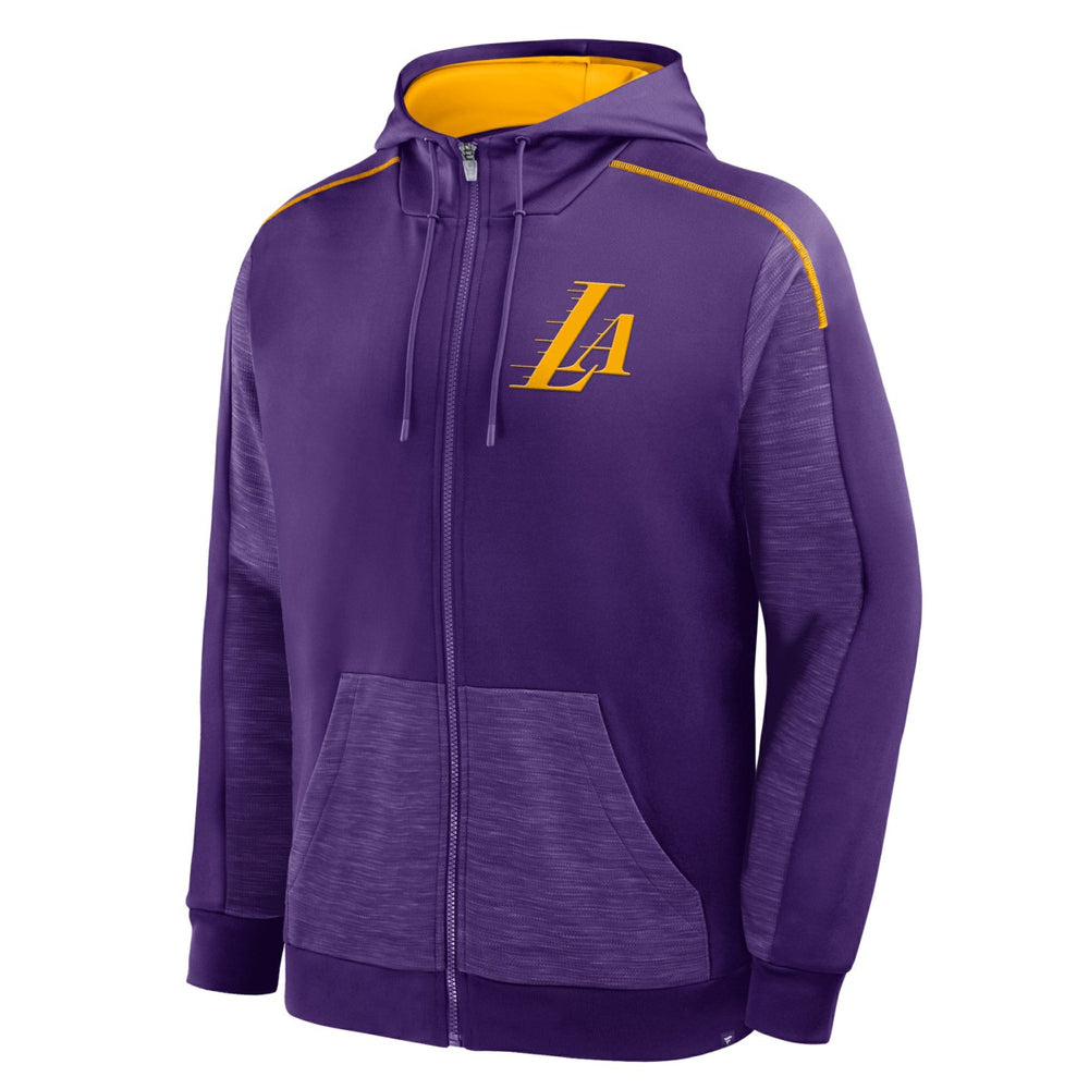 Los Angeles Lakers Back Door Cut Play Defender Full-Zip Hoodie - Purple shop