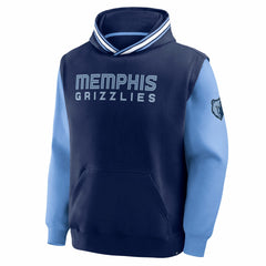 Memphis Grizzlies Half Court Shot Clock Fastbreak Hoodie - Navy/Blue sale