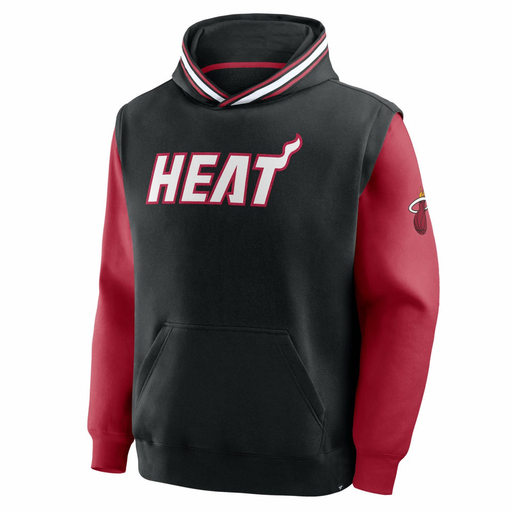 Miami Heat Half Court Shot Clock Fastbreak Hoodie - Black/Red sale