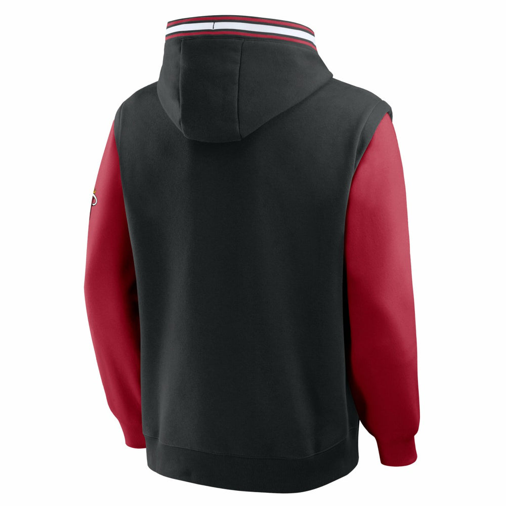 Miami Heat Half Court Shot Clock Fastbreak Hoodie - Black/Red sale