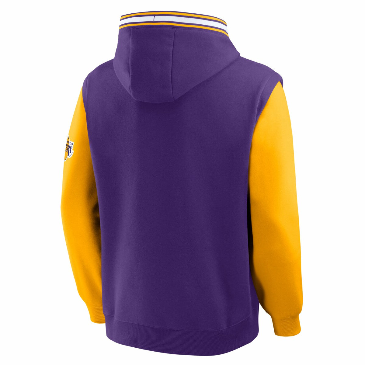 Los Angeles Lakers Half Court Shot Clock Fastbreak Hoodie - Purple/Gold discount