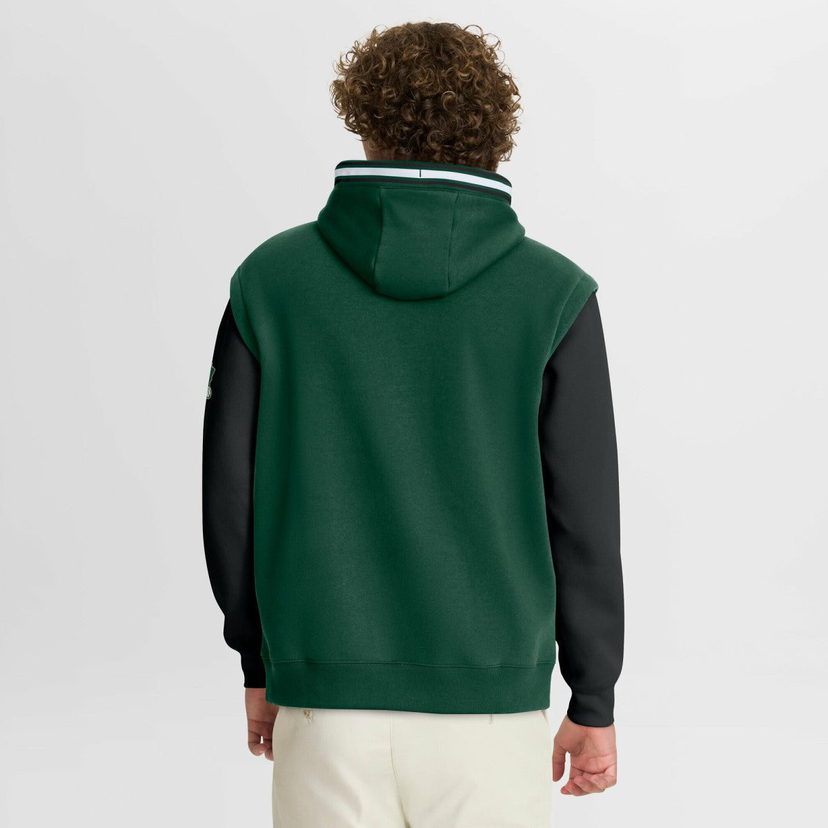 Milwaukee Bucks Half Court Shot Clock Fastbreak Hoodie - Hunter Green/Black discount