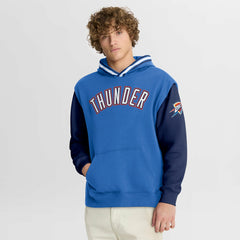 Oklahoma City Thunder Half Court Shot Clock Fastbreak Hoodie - Blue/Navy on sale